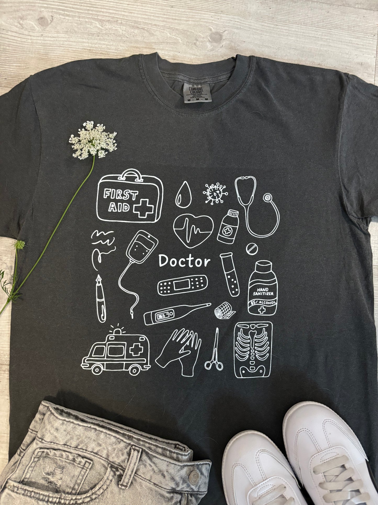 Doctor Black T-shirt