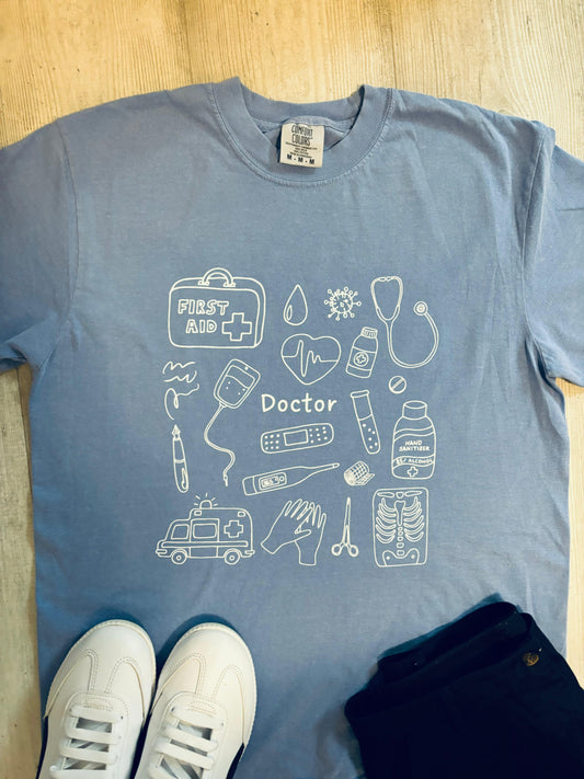 Doctor Doodle Blue